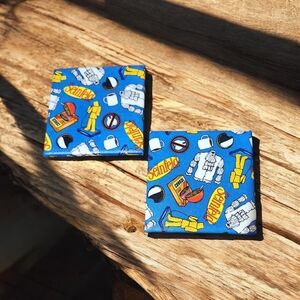 Seinfeld Themed Blue Coasters